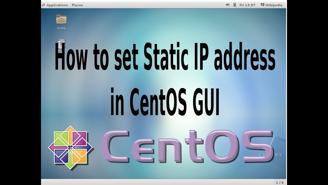 Stastic Ip Address On Linux Using Gui Intefaces